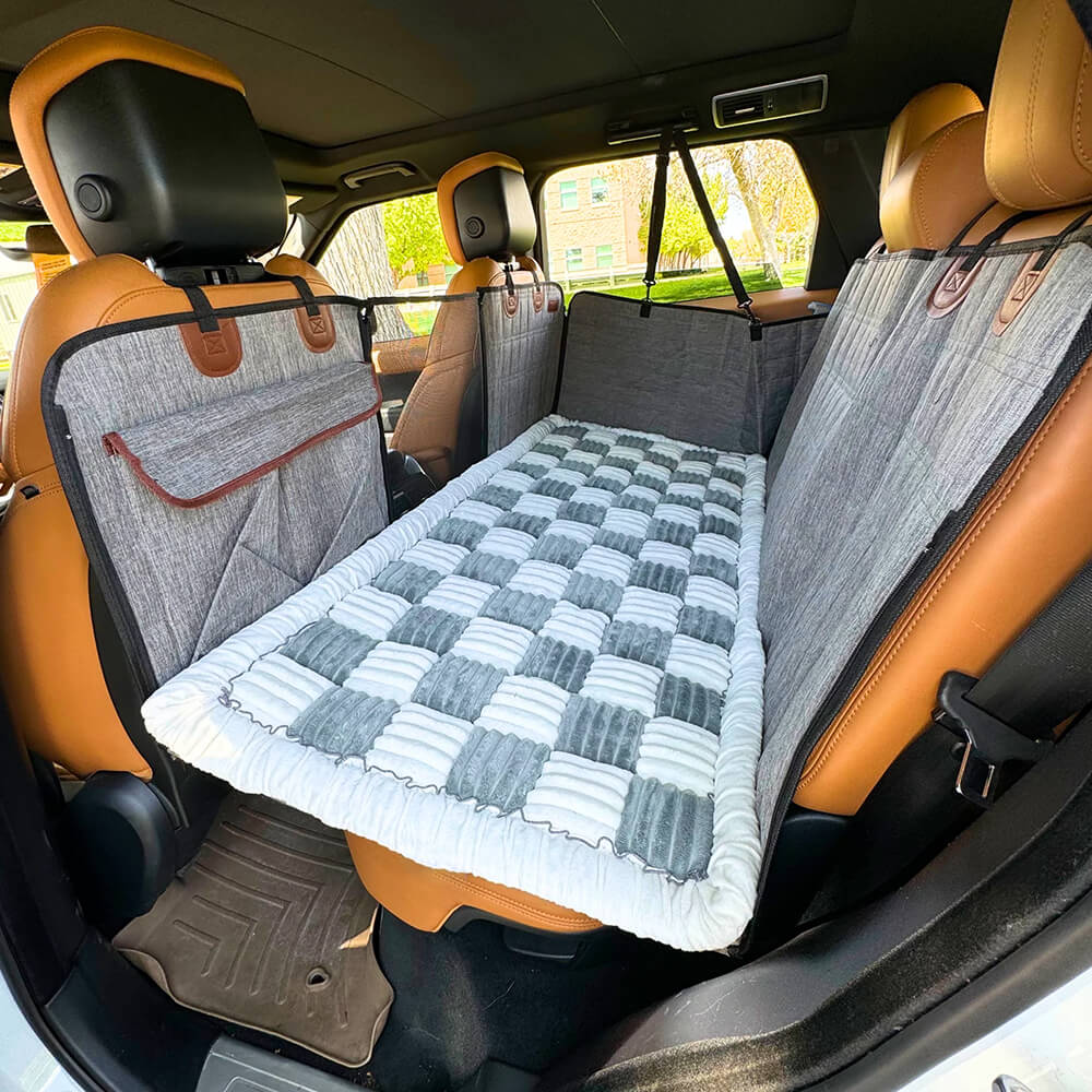 RuffRover 2.0™ - Hard Bottom Dog Car Seat Protector + (FREE Dog Bed)